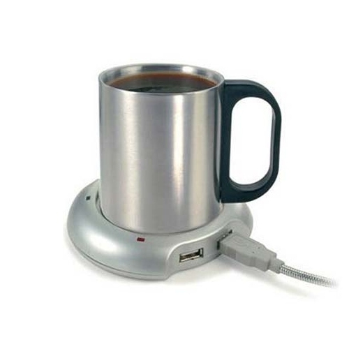 מחמם קפה ומפצל  Coffee Warmer - USB עם 4 כניסות