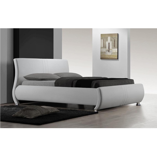 מיטה זוגית מעור אמיתי ומזרן בית GAROX דגם SERENA
