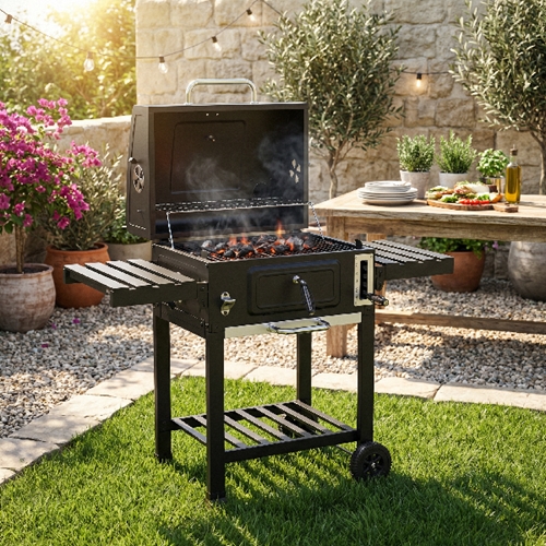 גריל פחמים/מעשנה SmokeMaster בית AUSTRALIA CHEF