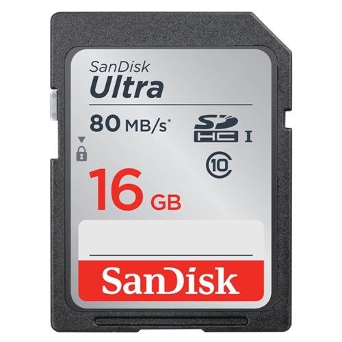 כרטיס זיכרון Ultra SDHC בנפח 16GB