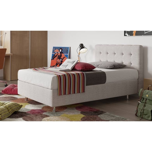 מיטת נוער מרופדת עם ארגז מצעים דגם Roma