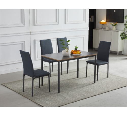 סט שולחן ו 4 כיסאות תואמים לפינת אוכל Homax