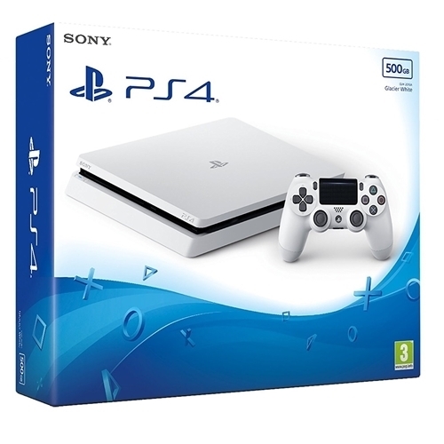 קונסולת פלייסטיישן PlayStation 4 slim PS4 בצבע לבן