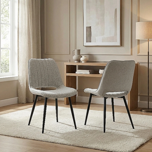 זוג כיסאות מעוצבים לפינת אוכל שוהם HOME DECOR