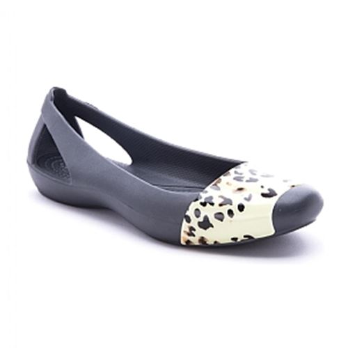 נעלי בובה נשים Crocs קרוקס דגם Sienna Leopard