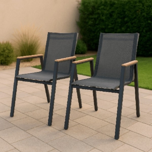 זוג כיסאות לגינה דגם לימה PLAYA