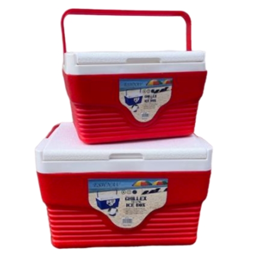 זוג צידניות קומפקטיות ונוחות צבע אדום