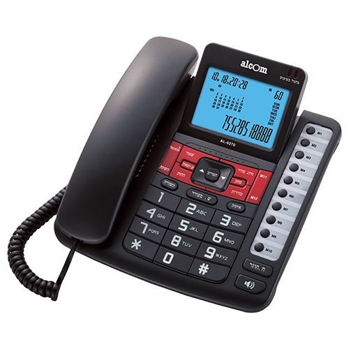 טלפון שולחני חכם עם צג גדול מתכוונן Alcom AL-6270