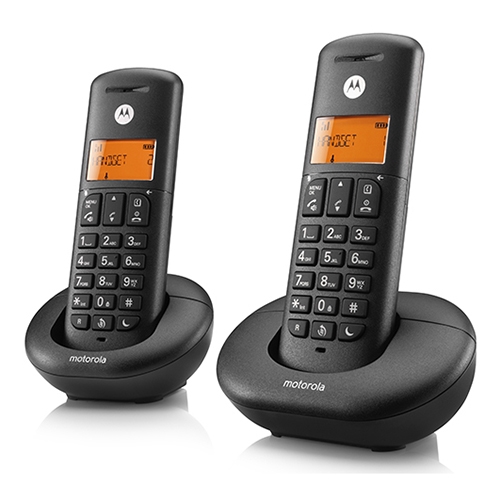 טלפון אלחוטי דיגיטלי עם שלוחה Motorola E202