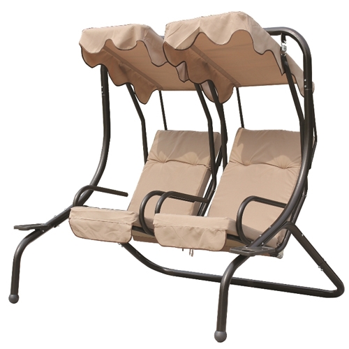 נדנדה זוגית עם 2 מושבים נפרדים דגם קורפו CAMPTOWN