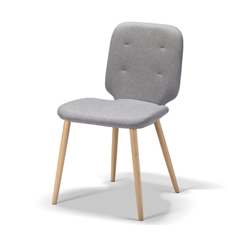 סט 4 כיסאות לפינת אוכל מרופדים בעיצוב רטרו- ביתילי