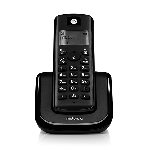טלפון אלחוטי דיגיטלי עם צג מואר ודיבורית MOTOROLA