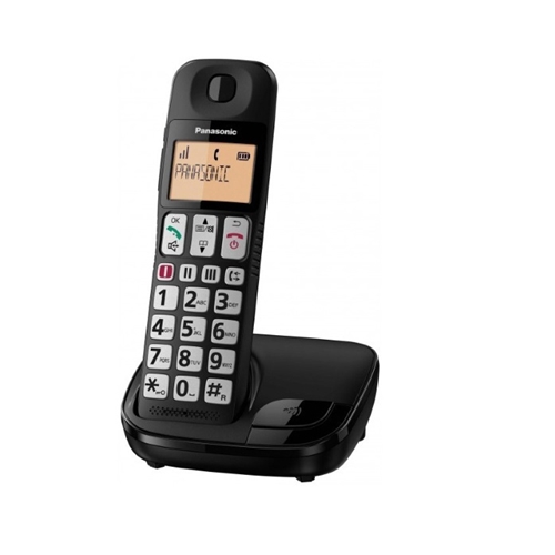 טלפון אלחוטי עם צג 1.8" מקשים גדולים ושמע מוגבר