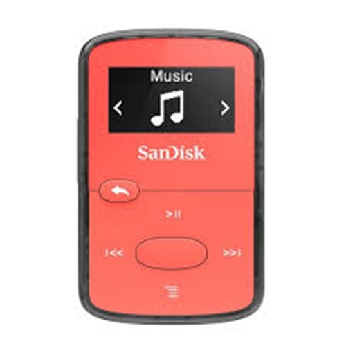 נגן MP3 ‏‏SanDisk Clip Jam בנפח 8GB אדום