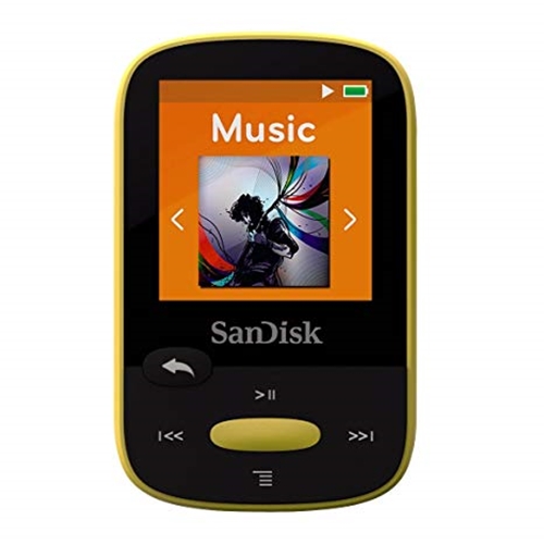 נגן ‏SanDisk Clip Sport MP3 בנפח 8GB צהוב