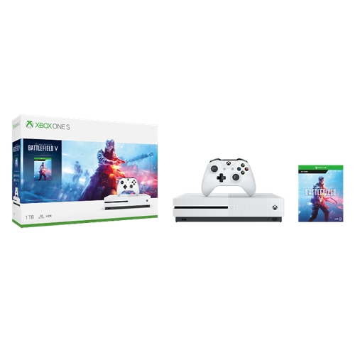 קונסולת Xbox One S 1TB+משחק Battlefield V+מתנה!