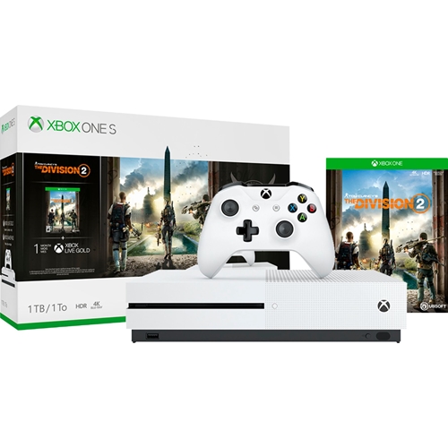 קונסולת Xbox One S 1TB+משחק The Division 2+מתנה!