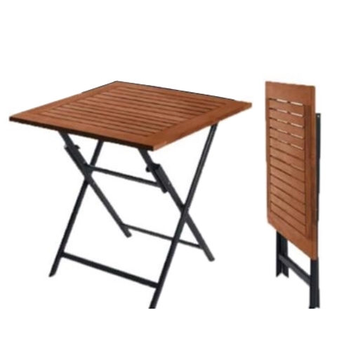 שולחן עץ מתקפל קל משקל ונוח לשימוש