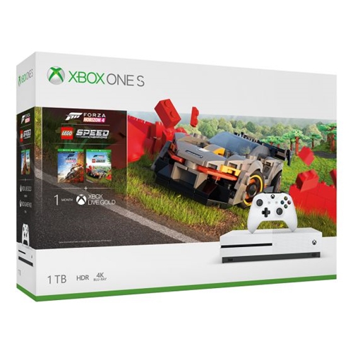 קונסולה XBOX ONE S 1TB + משחק Forza Horizon 4