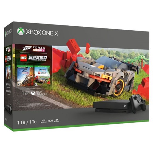 קונסולת Xbox One X 1TB הכוללת משחק Forza Horizon 4