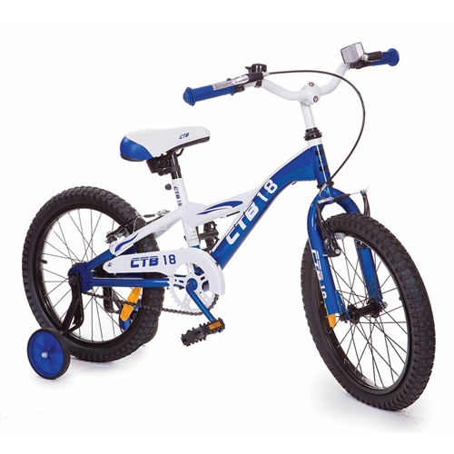 אופניים לילדים "18 - כחול/לבן CTB