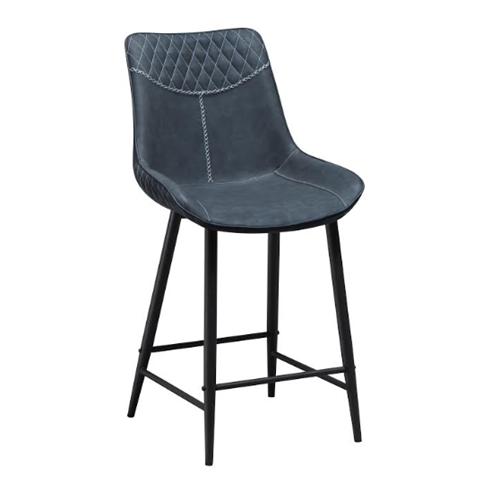 כיסא בר ניקול עם רגל עגולה מתכת שחורה חזקה
