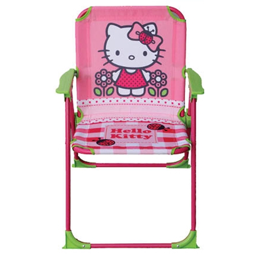 כיסא מתקפל לילדים לבית/ ים/ טיולים בעיצוב הלו קיטי