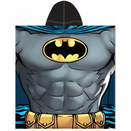 מגבת קפוצ'ון עם כובע בעיצוב גיבור העל באטמן