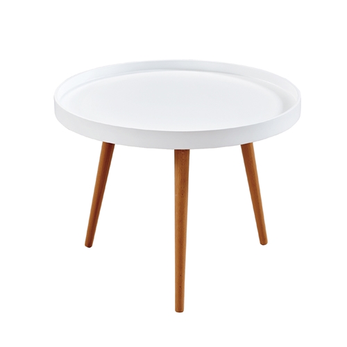 שולחן קפה 50 ס"מ עם רגלי עץ מלא HOME DECOR דגם נטו
