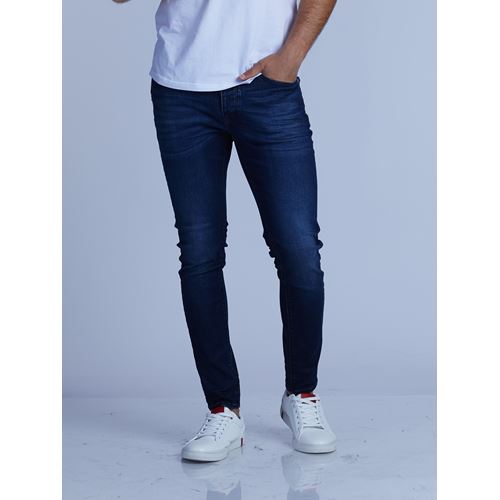 MARTIN ג'ינס סקיני כחול בגובה בינוני