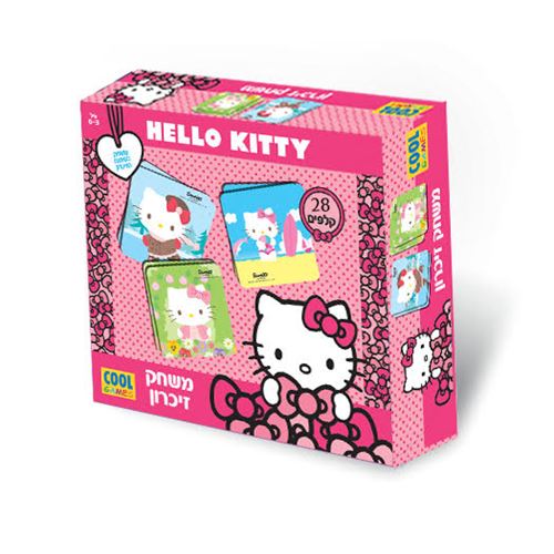 משחק זיכרון ראשון שלי הלו קיטי HELLO KITTY - מיוצר בישראל