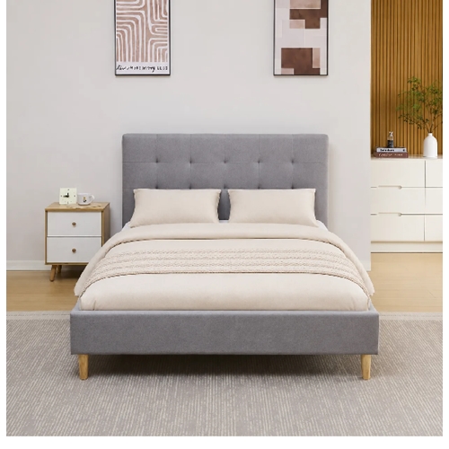 מיטה וחצי 120×190 דגם לידור 120 אפור HOME DECOR