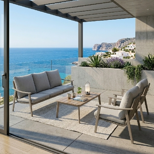 פינת ישיבה יוקרתית 4 חלקים דגם ARAVA KITO