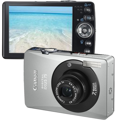 מצלמה דיגיטלית 7 מגה Canon SD750 מחודשת+מתנות